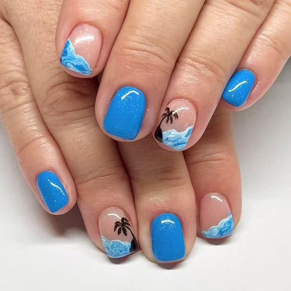 12 Sizes-24 Pcs Press On Nails C937