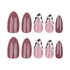 12 Sizes-24 Pcs Press On Nails JP3977