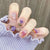 12 Sizes-24 Pcs Press On Nails R766