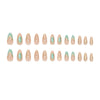 12 Sizes-24 Pcs Press On Nails M1208