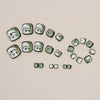 12 Sizes-24 Pcs Press On Nails F095