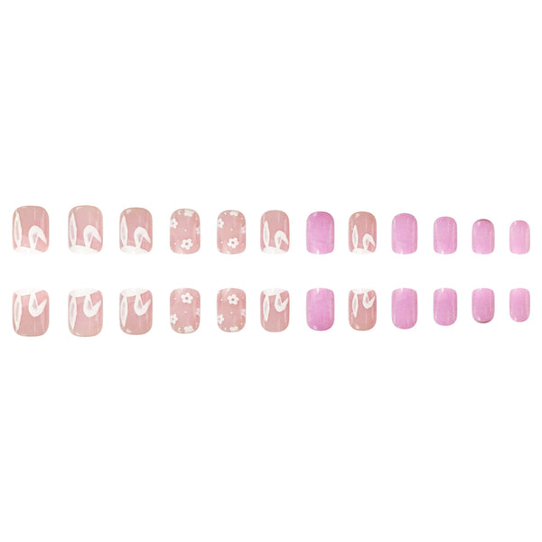 12 Sizes-24 PcsPress On Nails DJ-22