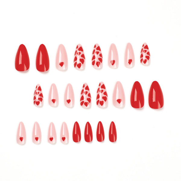 12 Sizes-24 Pcs Press On Nails JP1785