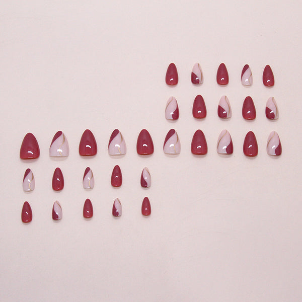 30 Pcs Press On Nails W1854