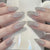 12 Sizes-24 Pcs Press On Nails Y1399