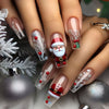 12 Sizes-24 Pcs Press On Nails Y1317
