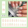 12 Sizes-24 Pcs Press On Nails W1949