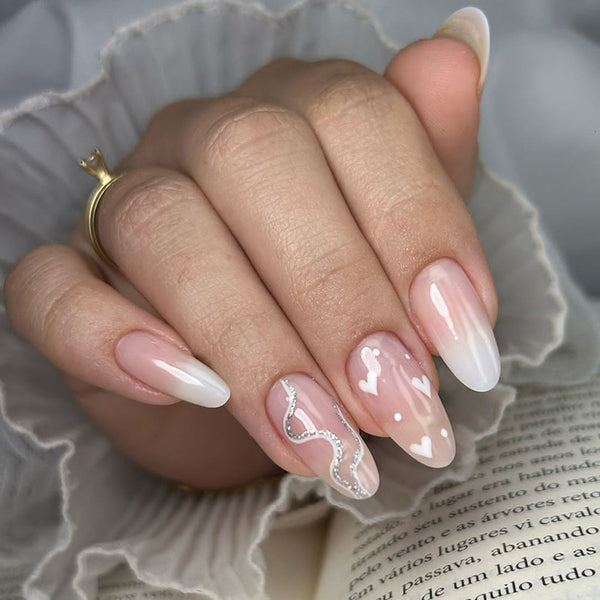 12 Sizes-24 Pcs Press On Nails W1698