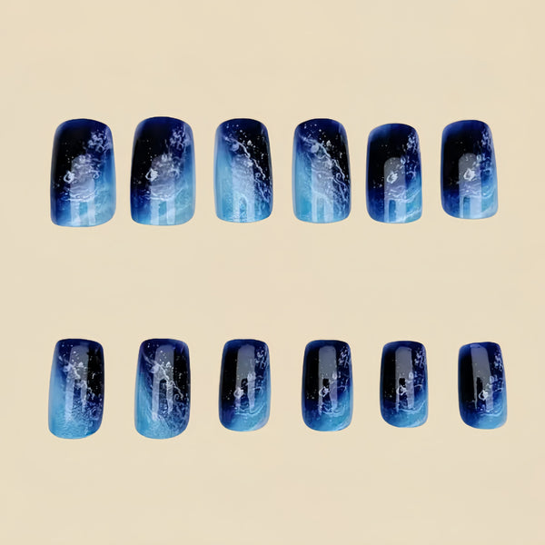 12 Sizes-24 Pcs Press On Nails Y227
