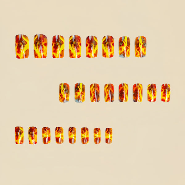 12 Sizes-24 PcsPress On Nails Y401