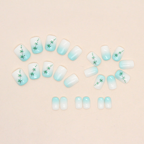 12 Sizes-24 Pcs Press On Nails W746