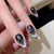 12 Sizes-24 Pcs Press On Nails W2119