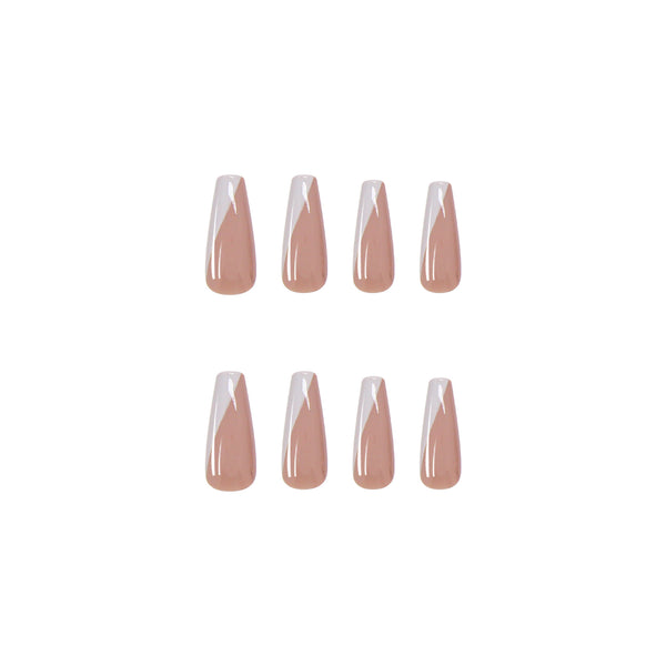 12 Sizes-24 Pcs Press On Nails W020
