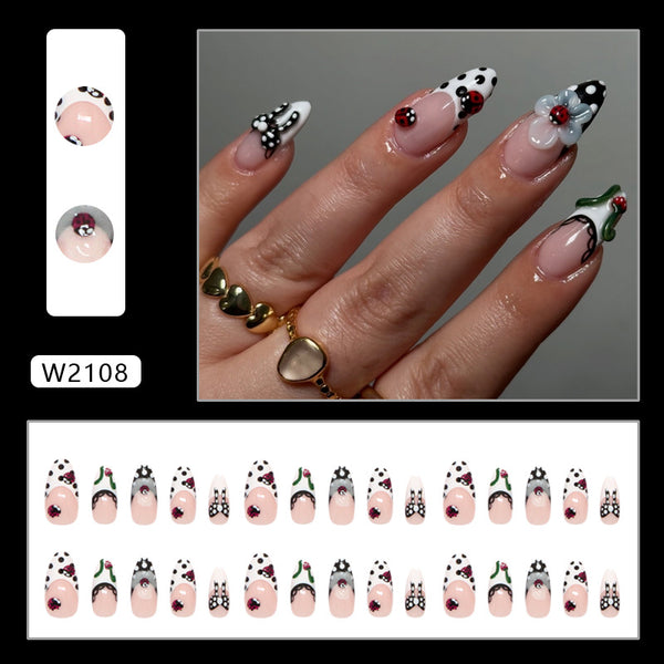 30 Pcs Press On Nails W2108