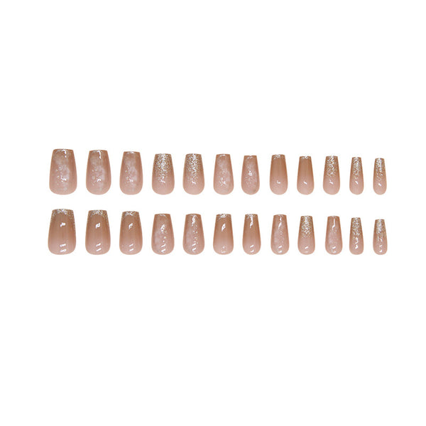 12 Sizes-24 Pcs Press On Nails R862