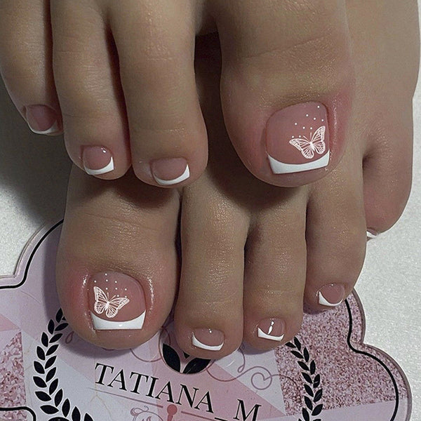 12 Sizes-24 Pcs Press On Nails JP3807