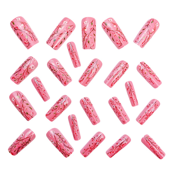 12 Sizes-24 Pcs Press On Nails Y965