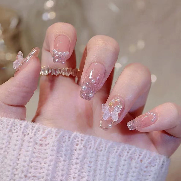 12 Sizes-24 Pcs Press On Nails Z343