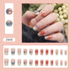 12 Sizes-24 Pcs Press On Nails Z604