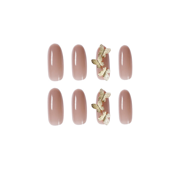 12 Sizes-24 Pcs Press On Nails JP1016
