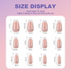 108 Pcs Press On Nails D001