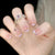 12 Sizes-24 Pcs Press On Nails R941