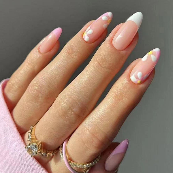 12 Sizes-24 Pcs Press On Nails W091