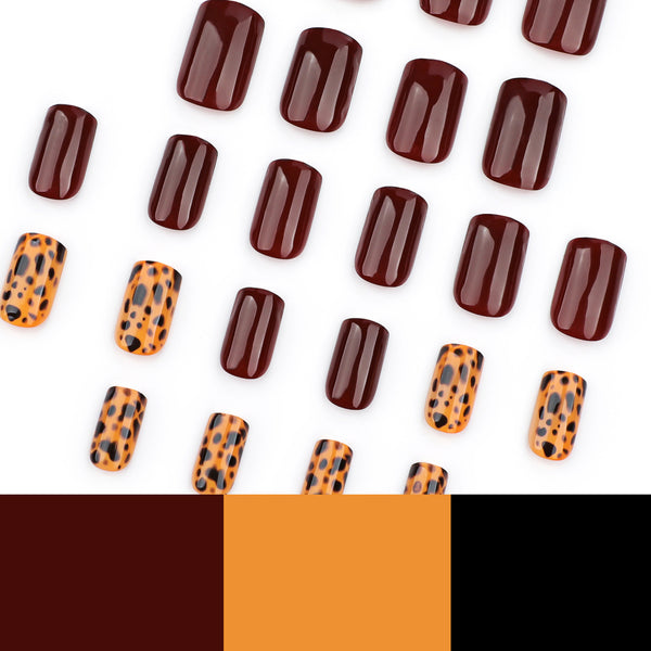 12 Sizes-24 Pcs Press On Nails JP3603