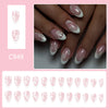 12 Sizes-24 Pcs Press On Nails C949