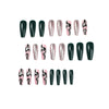 12 Sizes-24 Pcs Press On Nails JP1757
