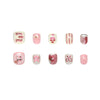 12 Sizes-24 Pcs Press On Nails K027
