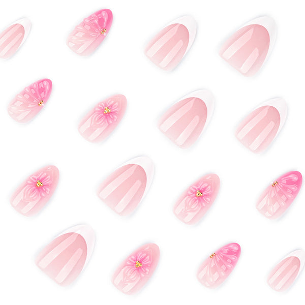 12 Sizes-24 Pcs Press On Nails JP4326