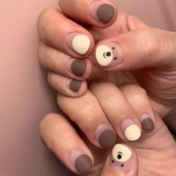 12 Sizes-24 Pcs Press On Nails JP997