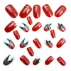 12 Sizes-24 Pcs Press On Nails Y1257