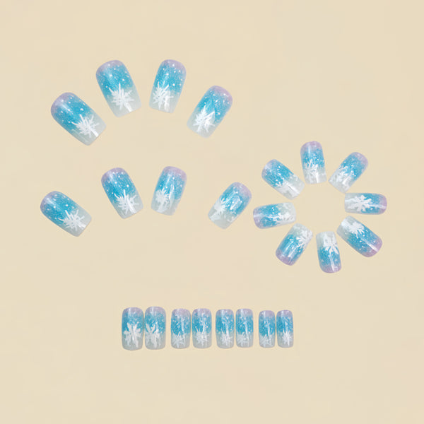 12 Sizes-24 Pcs Press On Nails Y1554