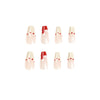 12 Sizes-24 Pcs Press On Nails JP1911