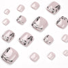 12 Sizes-24 Pcs Press On Nails JP1641