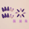 12 Sizes-24 Pcs Press On Nails W1737