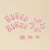 12 Sizes-24 Pcs Press On Nails Y020
