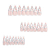 12 Sizes-24 Pcs Press On Nails DIY66