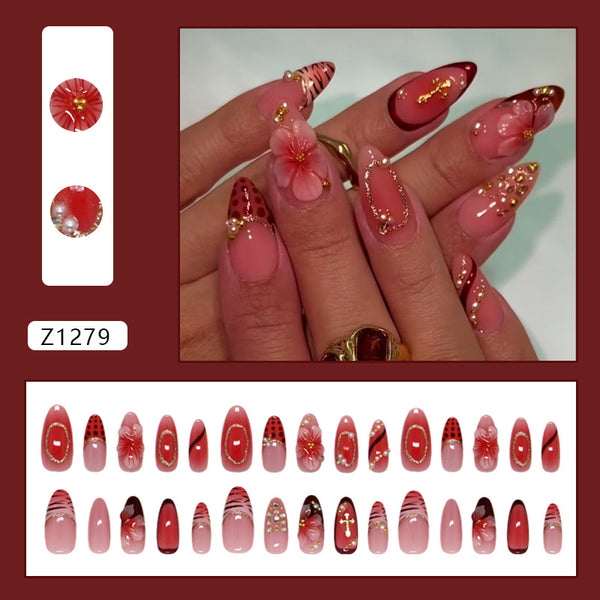 30 Pcs Press On Nails Z1279