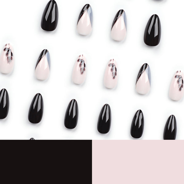 12 Sizes-24 Pcs Press On Nails JP2888