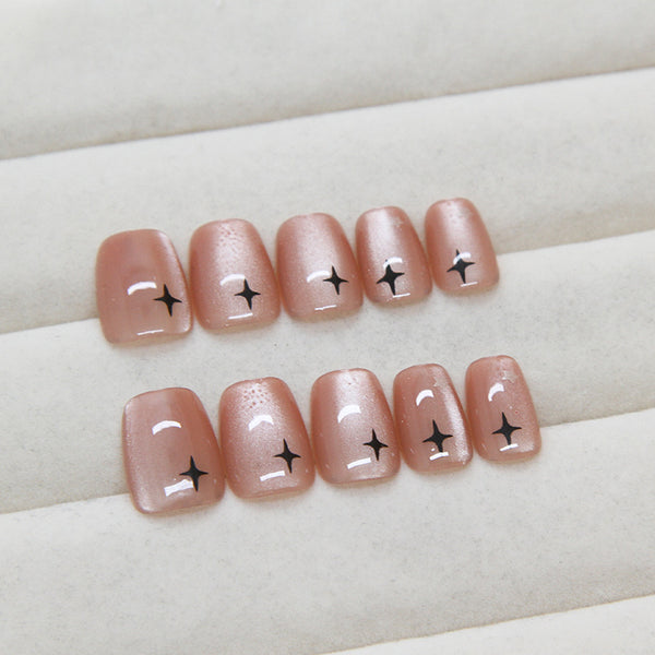 12 Sizes-24 Pcs Press On Nails MY083