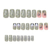 12 Sizes-24 Pcs Press On Nails R-ShengDan2