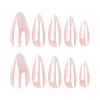 12 Sizes-24 Pcs Press On Nails JP3258