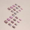 12 Sizes-24 Pcs Press On Nails W1002