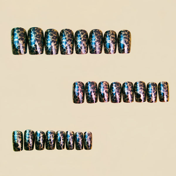 12 Sizes-24 Pcs Press On Nails Y1454
