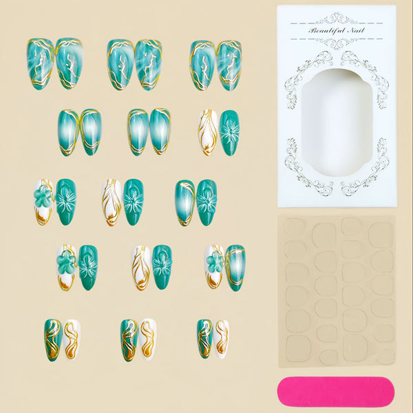 15 Sizes-30 Pcs Press On Nails y2041-30