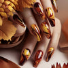 12 Sizes-24 Pcs Press On Nails Y1419