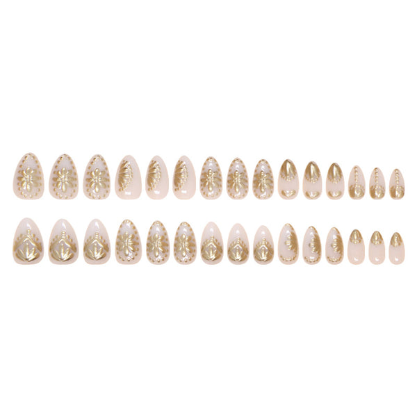 30 Pcs Press On Nails W1735